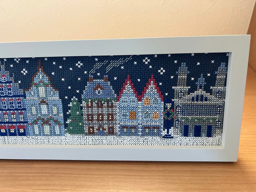 完成品　クロスステッチ　ホビーラホビーレ