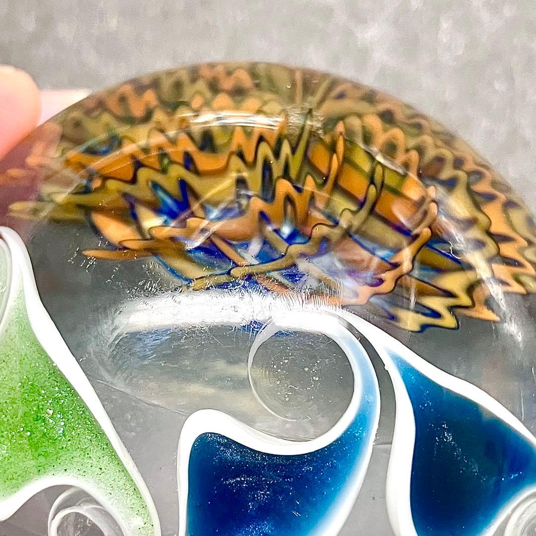 ボロシリケイト　ガラス　マーブル　大村欣央　作家　オブジェ　宇宙　ペンダント