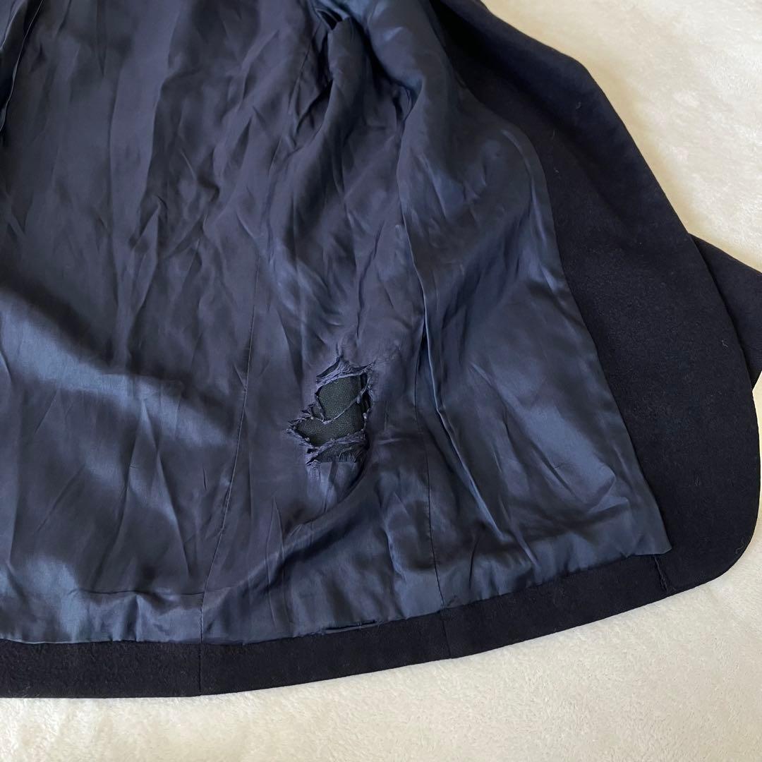 ★美品★イヴサンローラン　ジャケット　42 カシミヤ混　金ボタン　ロゴボタン