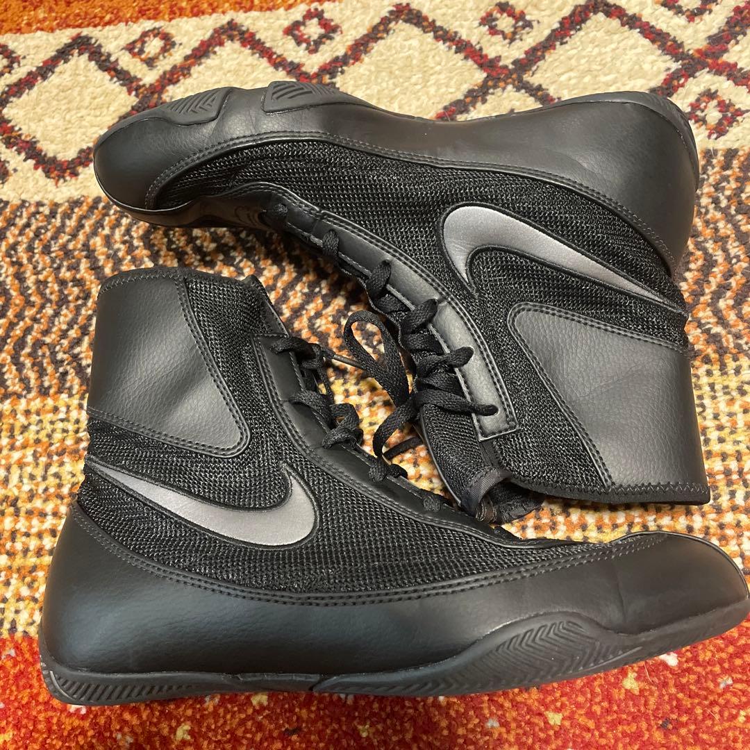 美品NIKE ナイキ ボクシングシューズ MACHOMAI2 BLACK