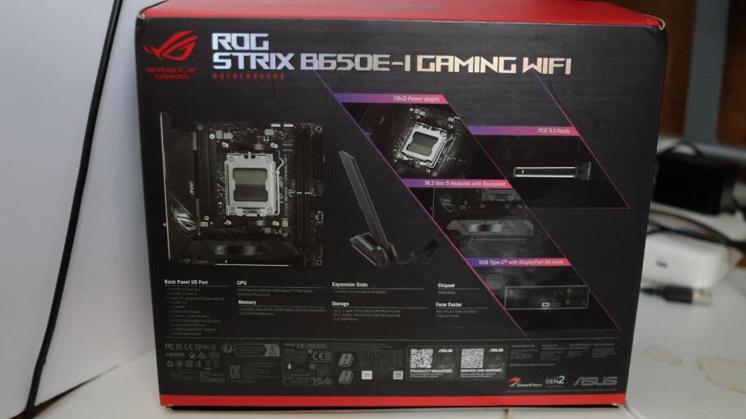 新品　ASUS ROG STRIX B650E-I GAMING WIFI