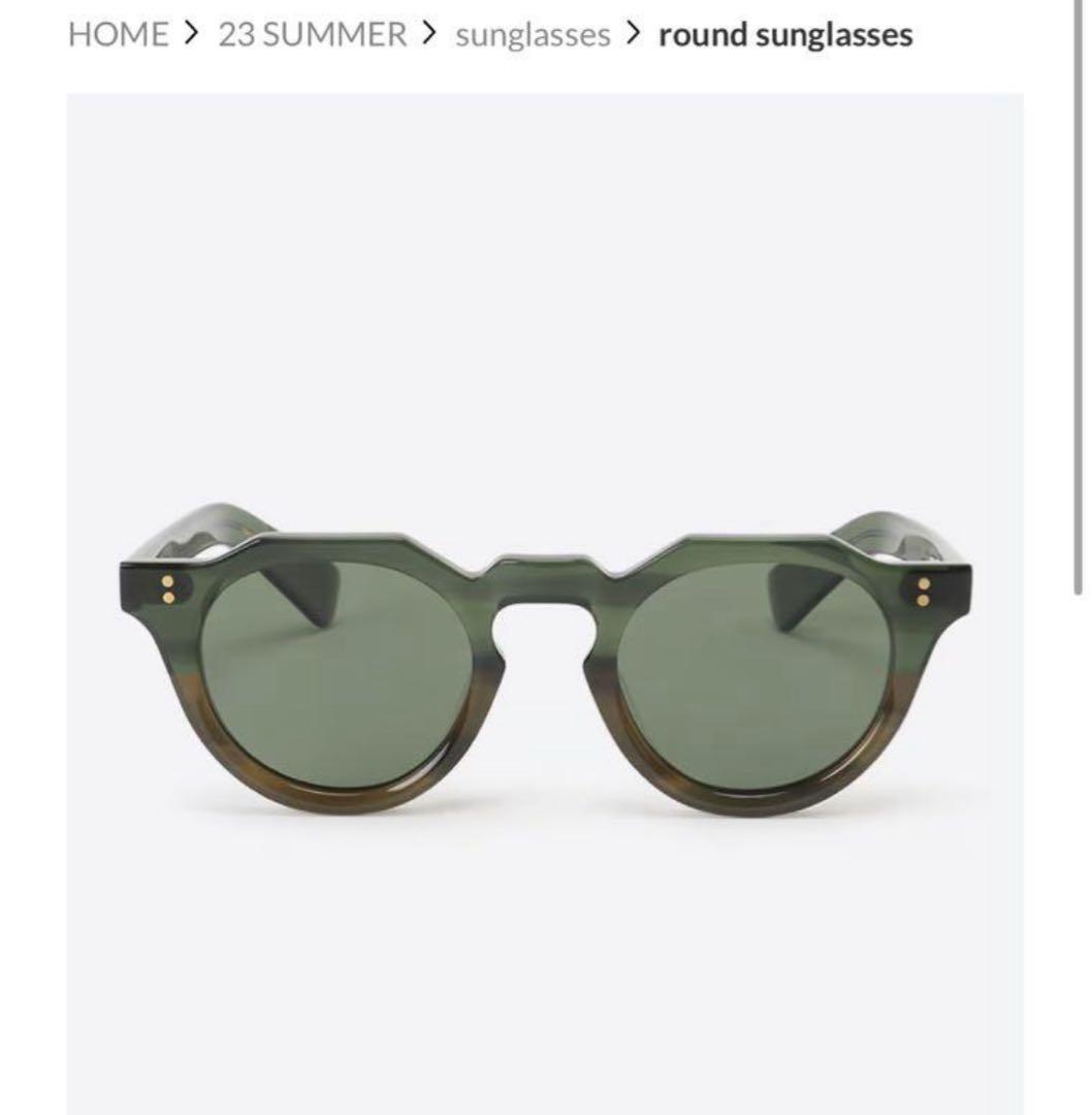 メ*7様 nknit カーキサングラス