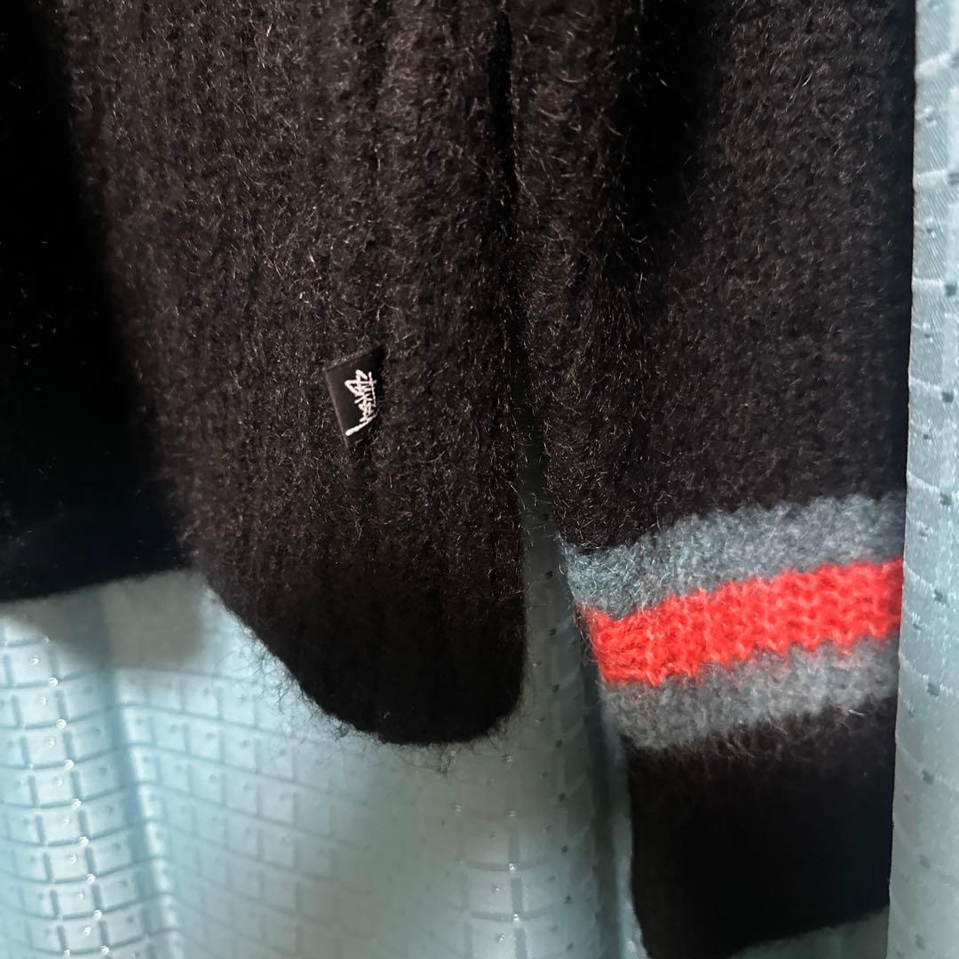 Stussy ステューシー　モヘヤ　テニスセーター　M