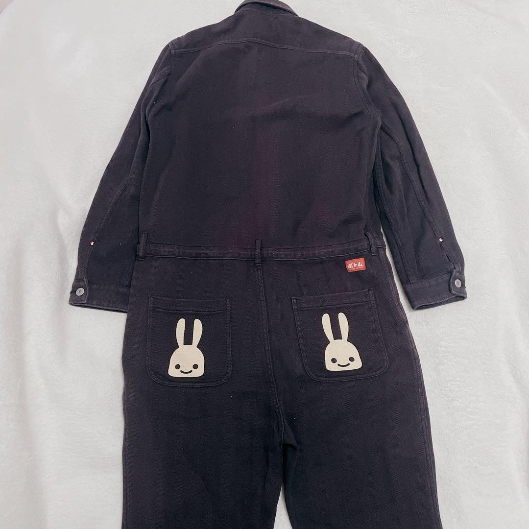 キューン　CUNE オールインワン　グレー　うさぎ　つなぎ　古着　ベリーボーン