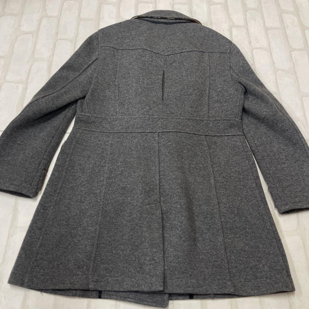 値下げ バーバリー ロンドン BURBERRY ノバ チェック ピーコート 40