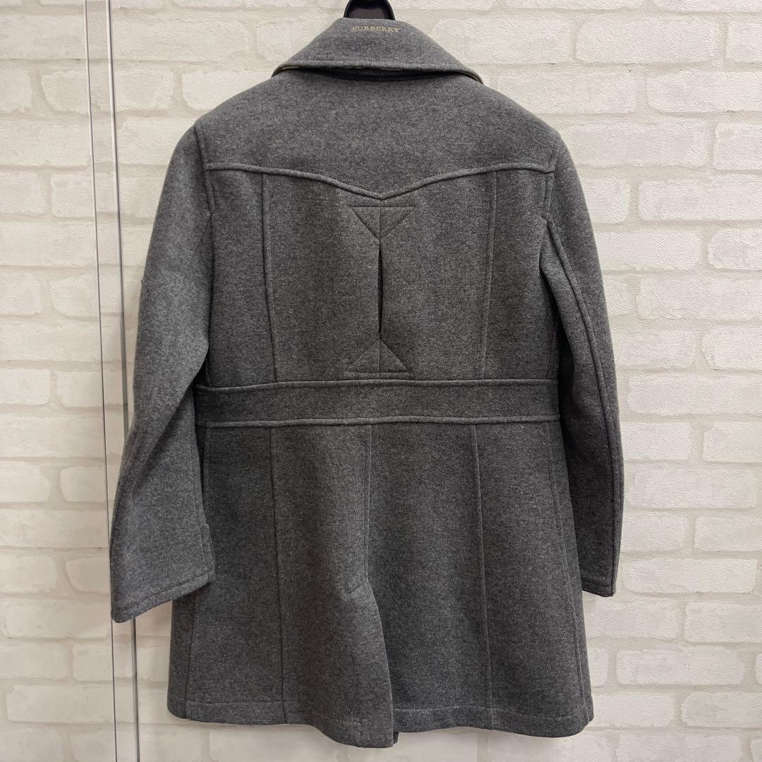 値下げ バーバリー ロンドン BURBERRY ノバ チェック ピーコート 40