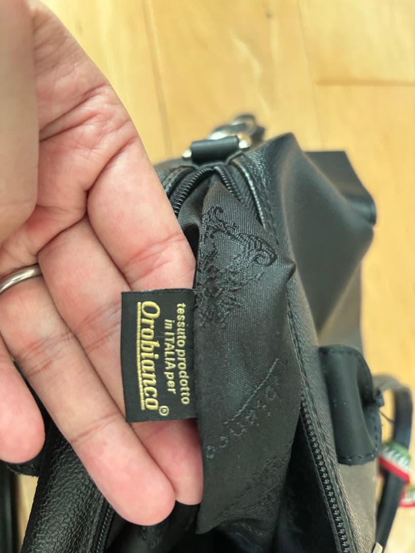 Orobianco ブラック ボストンバッグ　最終価格