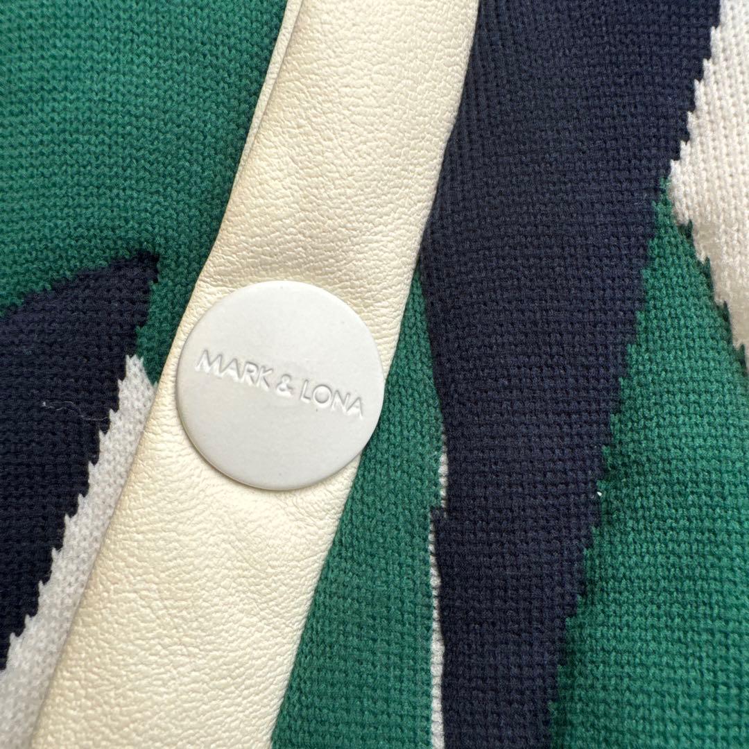 MARK&LONAマークアンドロナ 裏地付ニット切り替え ジャケット 36(S)