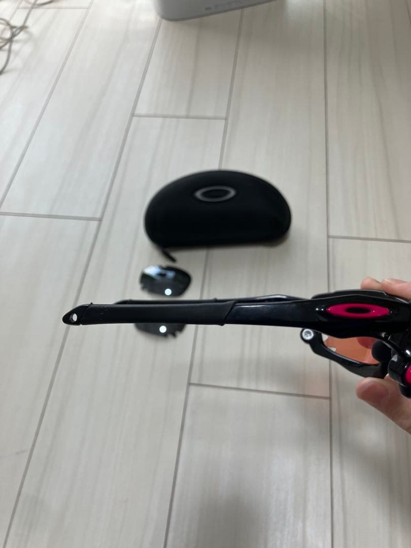 早い者勝ち！サングラス レーシングジャケットプリズムレンズオークリーブラック