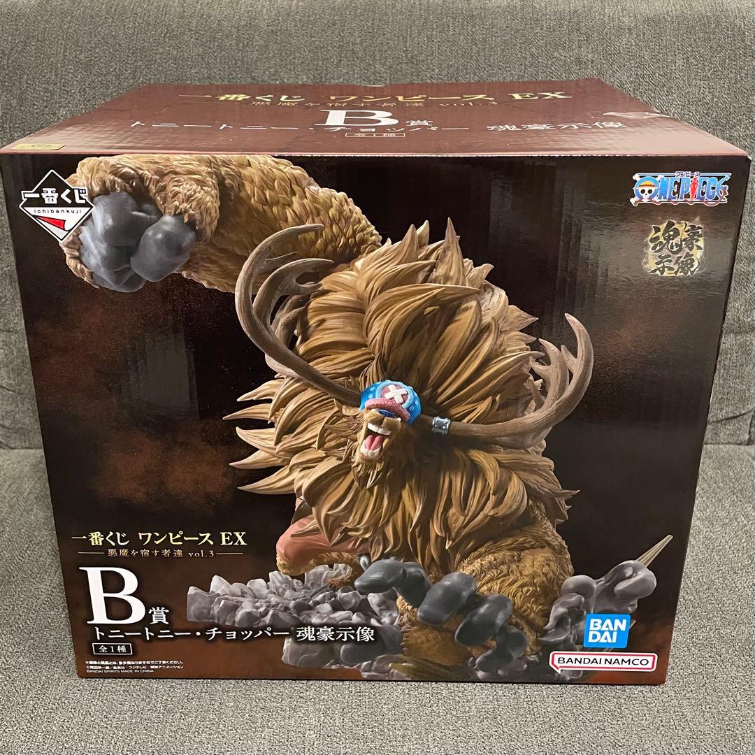 一番くじ　ワンピース　EX　悪魔を宿す者達　魂豪示像　B賞D賞セット