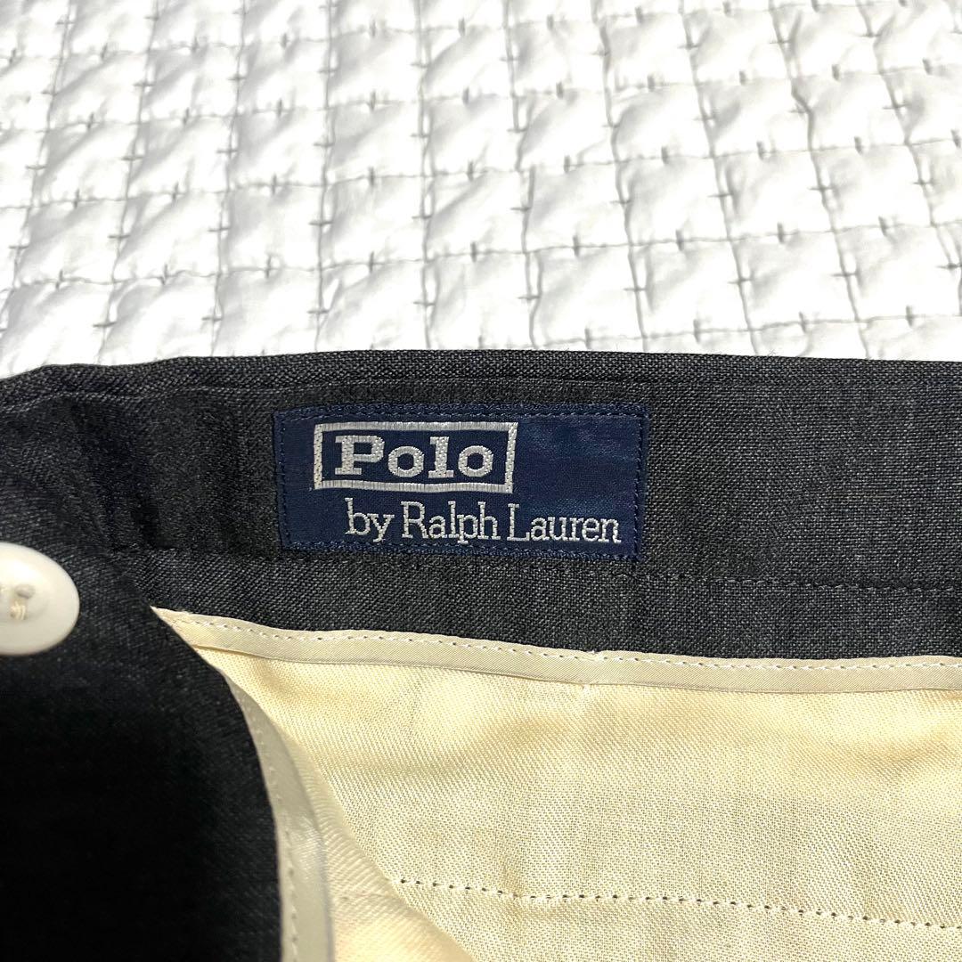 美品 Polo Ralph Lauren ラルフローレン スラックス 2タック