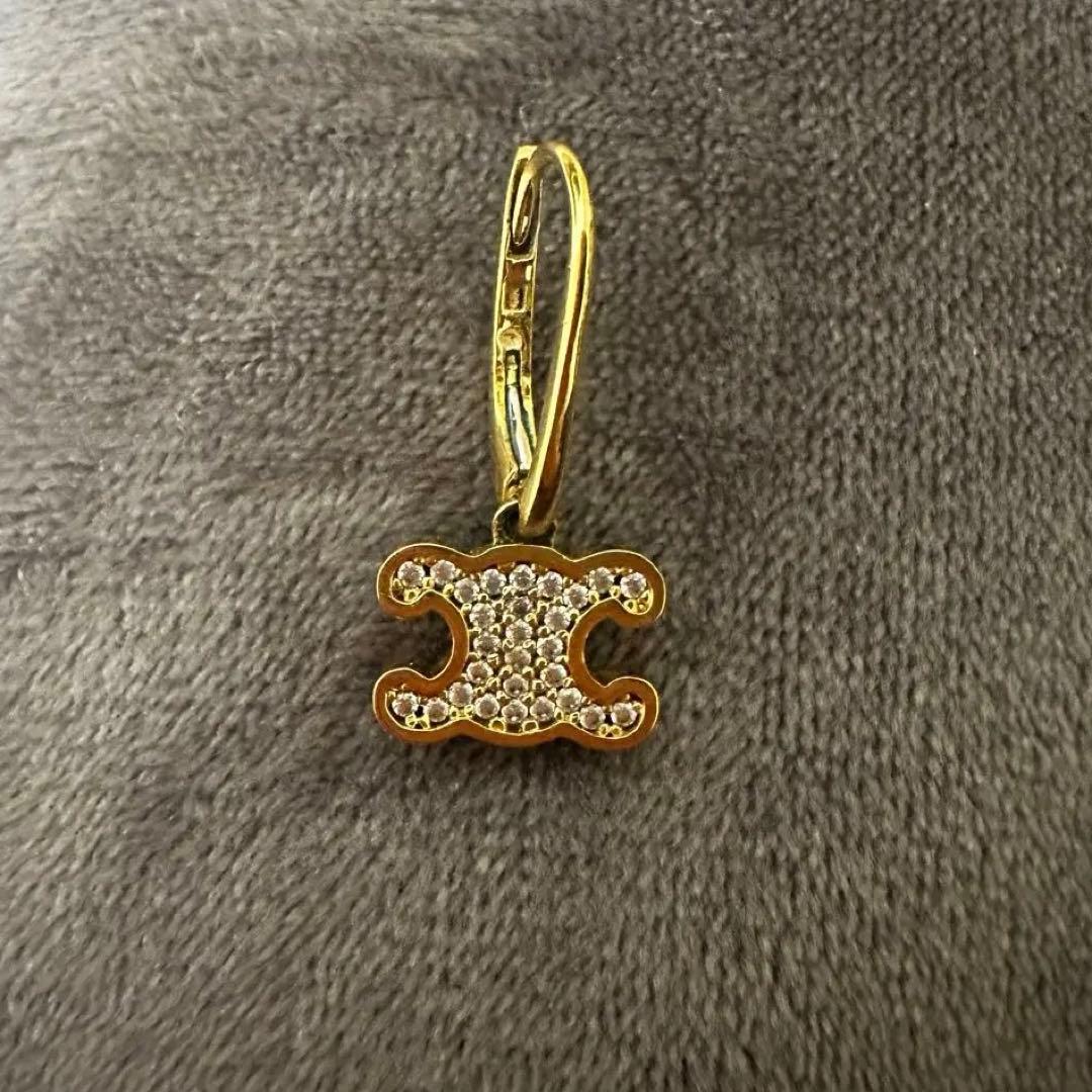 【natan】CELINE 片耳用 ピアス ゴールド