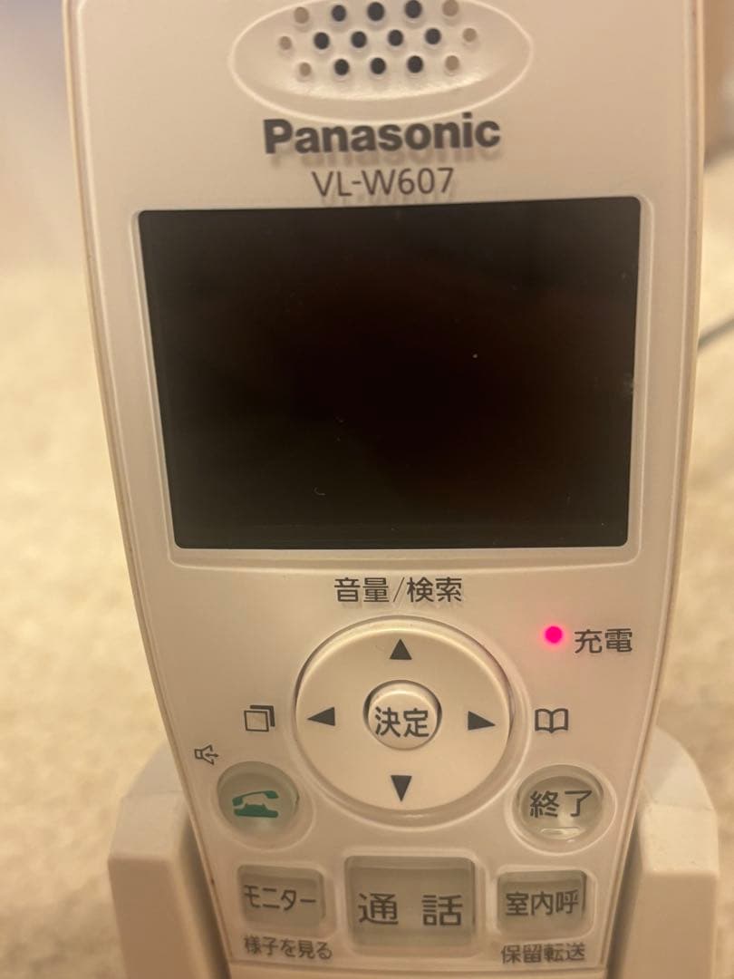 Panasonic VL-W607 ドアホン子機　充電器付