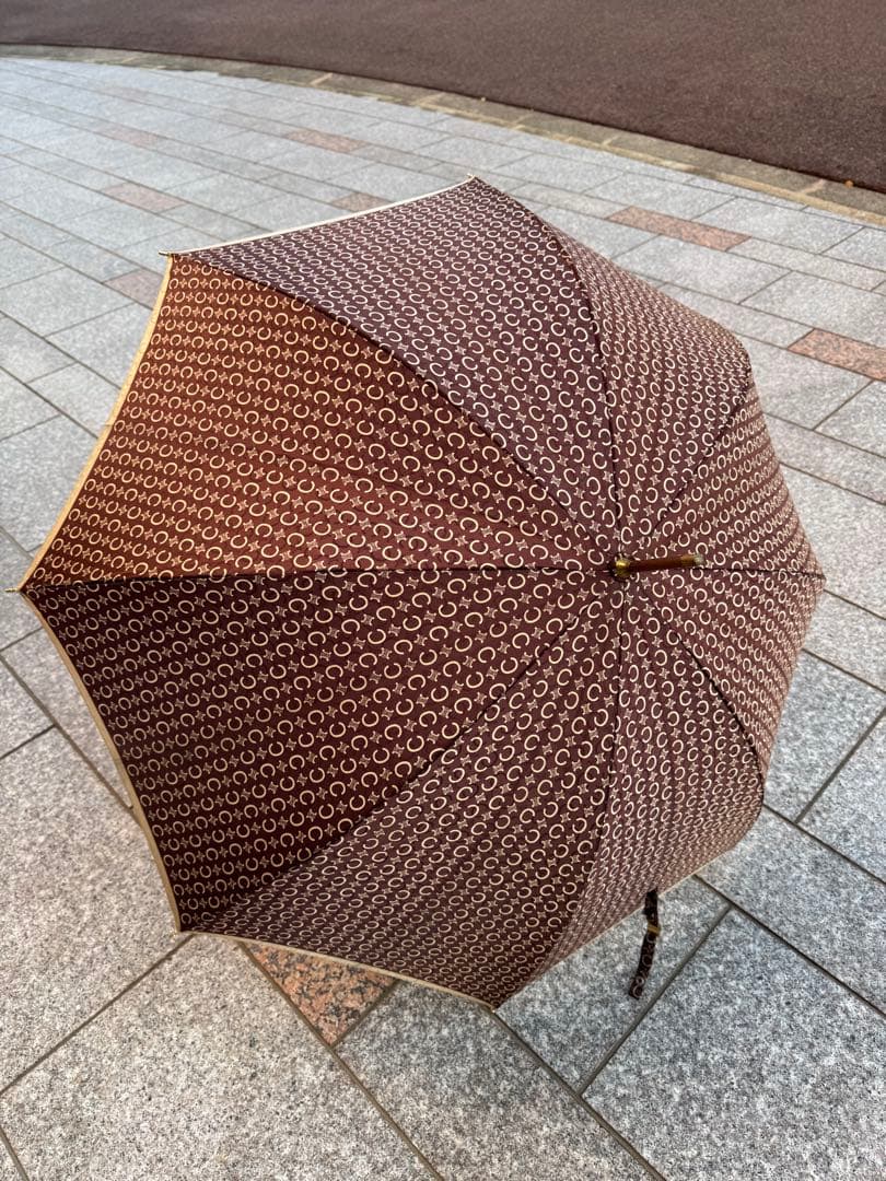 CELINE セリーヌ トリオンフ柄 長傘 91cm