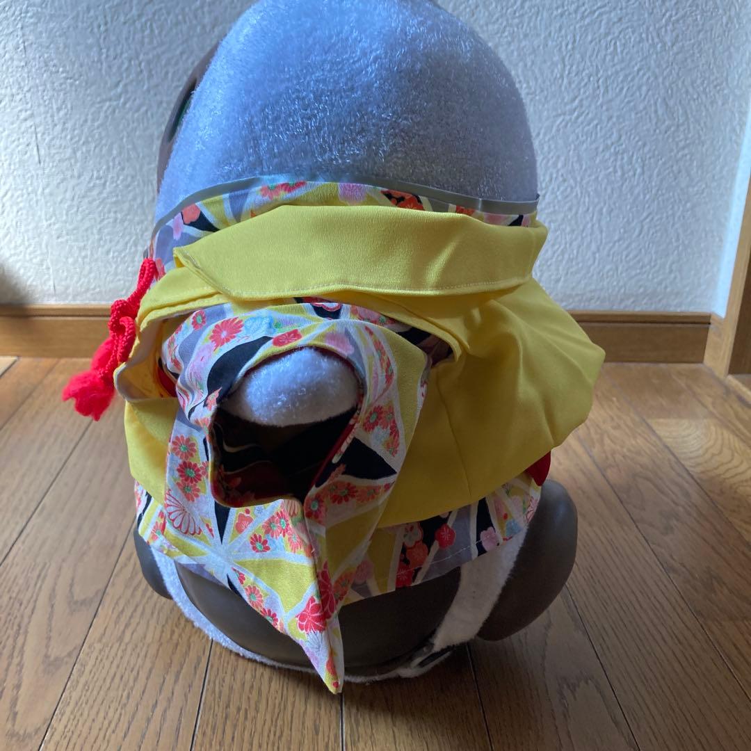 限定1点限り！ラボット　服　lovot 黄色　着物一式　被布　リボン付