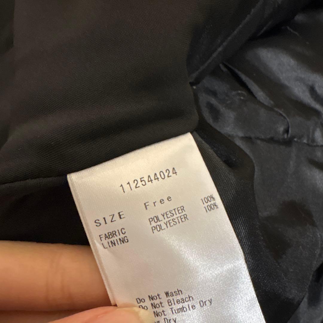 当日発送⭕️ダーリッチ　ボックスプリーツツイードミニワンピース ブラック free