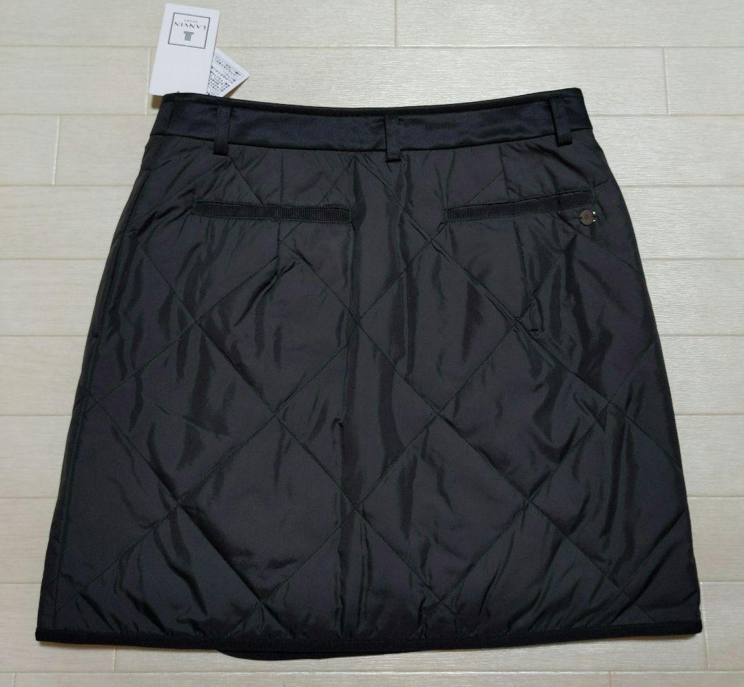 たばくまん　新品　ランバンスポール　中綿スカート38 黒定価38500円