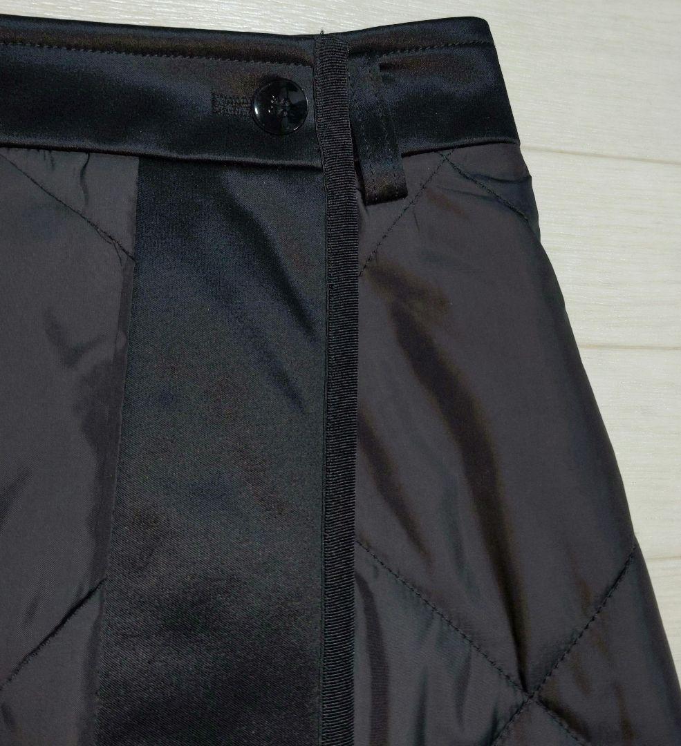 たばくまん　新品　ランバンスポール　中綿スカート38 黒定価38500円