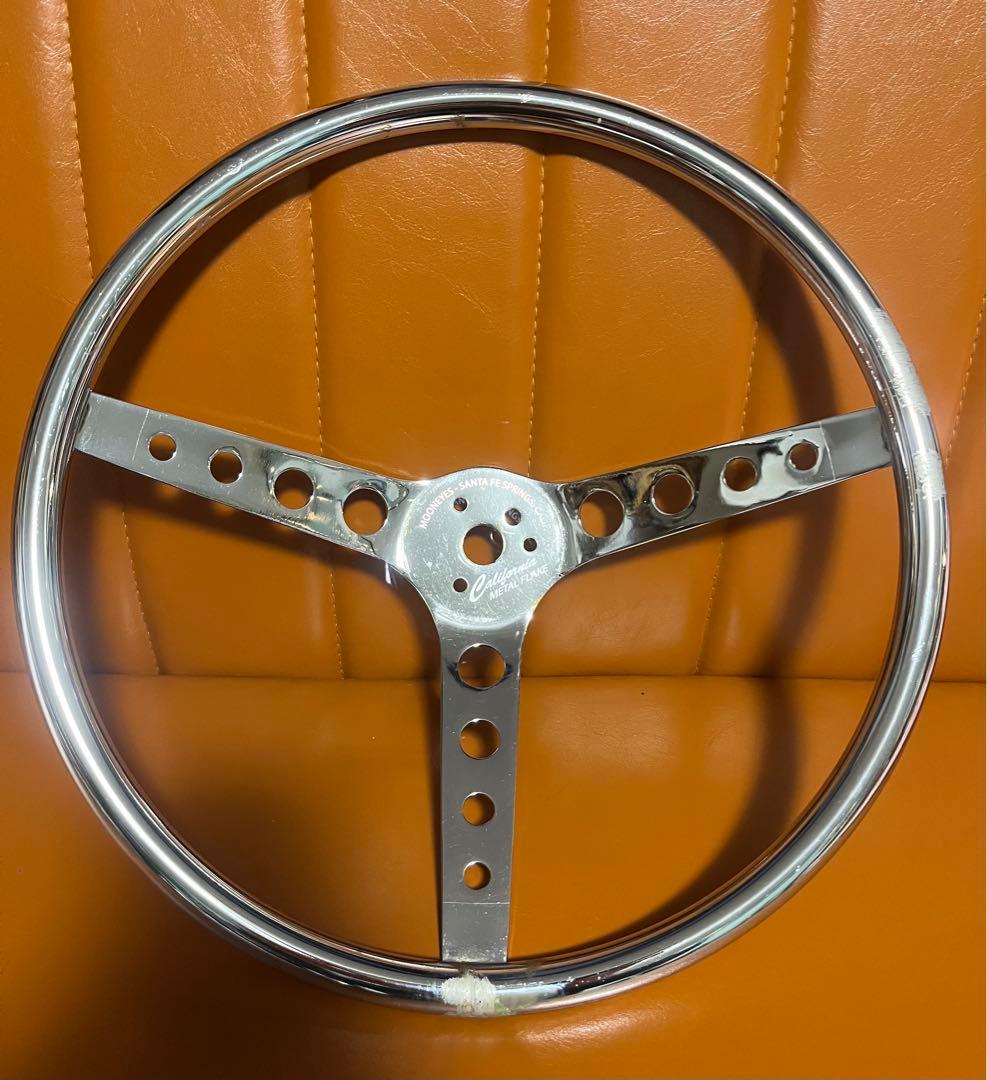 グラントステアリング　メッキ　アメ車　ホットロッド　　カスタムカー