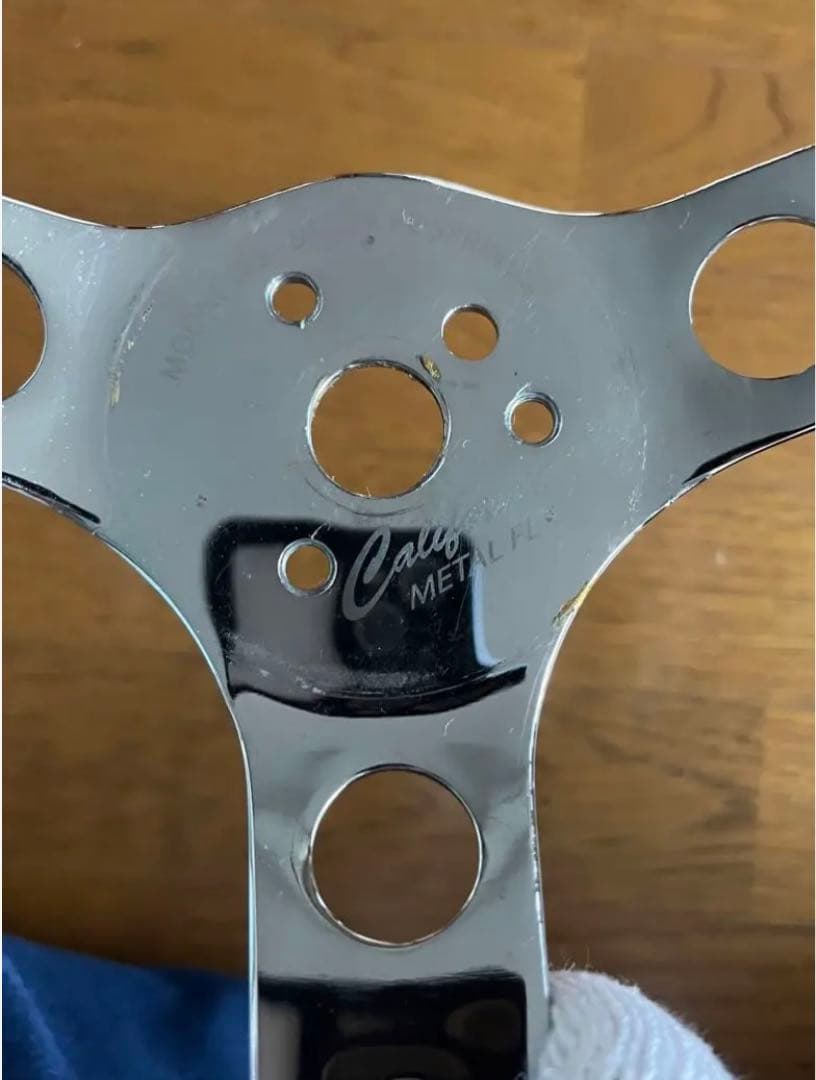 グラントステアリング　メッキ　アメ車　ホットロッド　　カスタムカー