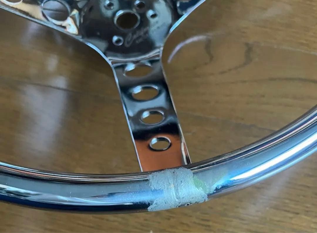 グラントステアリング　メッキ　アメ車　ホットロッド　　カスタムカー