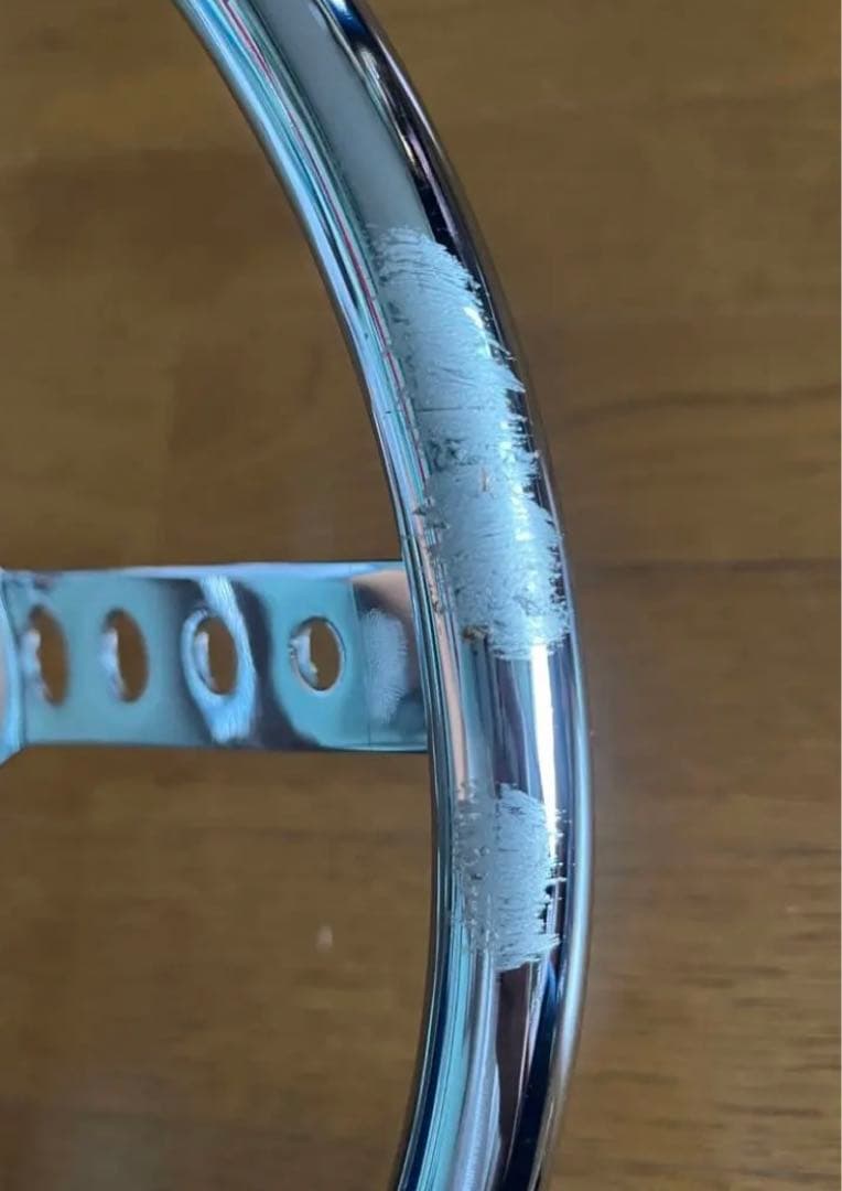 グラントステアリング　メッキ　アメ車　ホットロッド　　カスタムカー