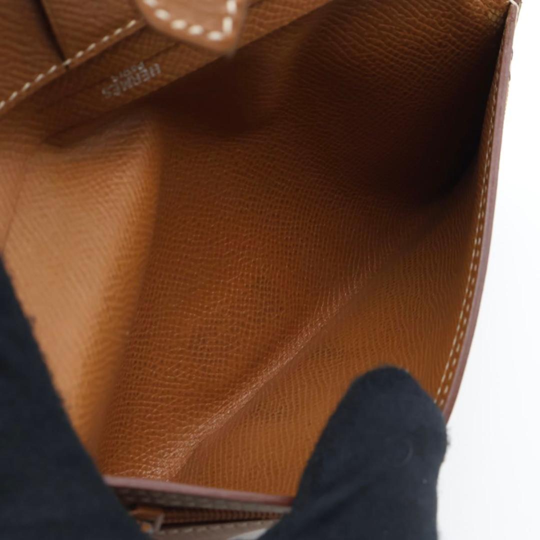 【極美品】HERMES ベアンクラシック ゴールド　エプソン　長財布