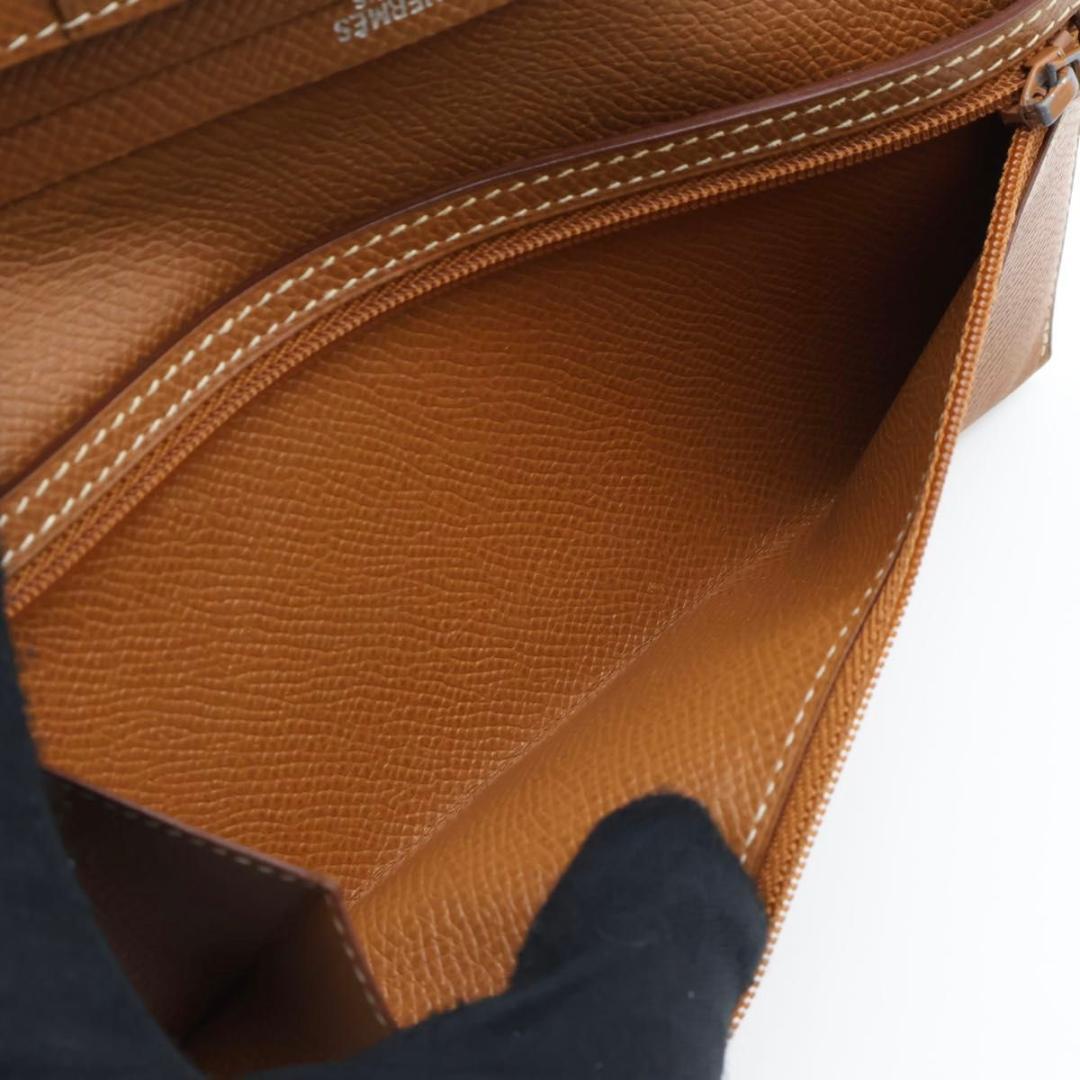 【極美品】HERMES ベアンクラシック ゴールド　エプソン　長財布