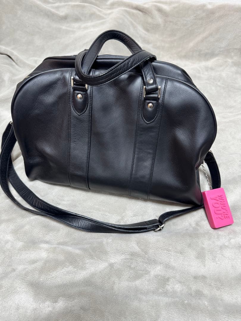 DAIRIKU Leather Boston Bag &ソープキーホルダー