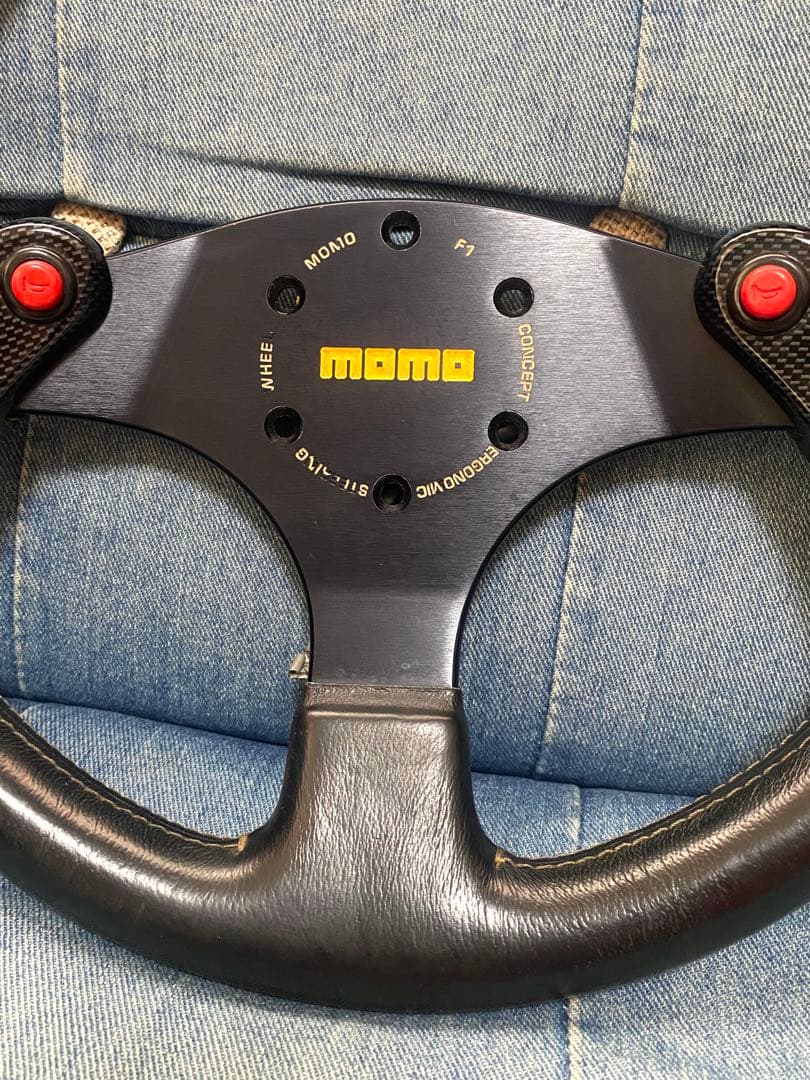 良好◎ MOMO F1 concept 35m ステアリング カーボン 希少