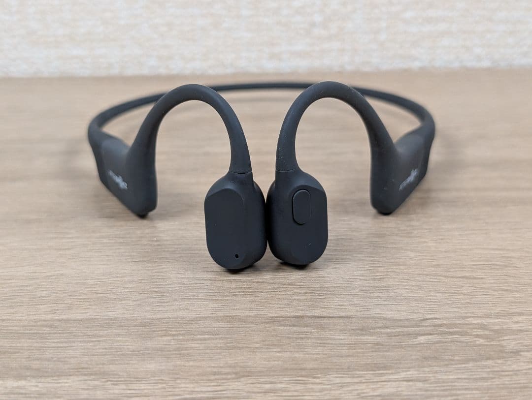 美品・動作良好 SHOKZ AEROPEX 骨伝導イヤホン AS801 ブラック