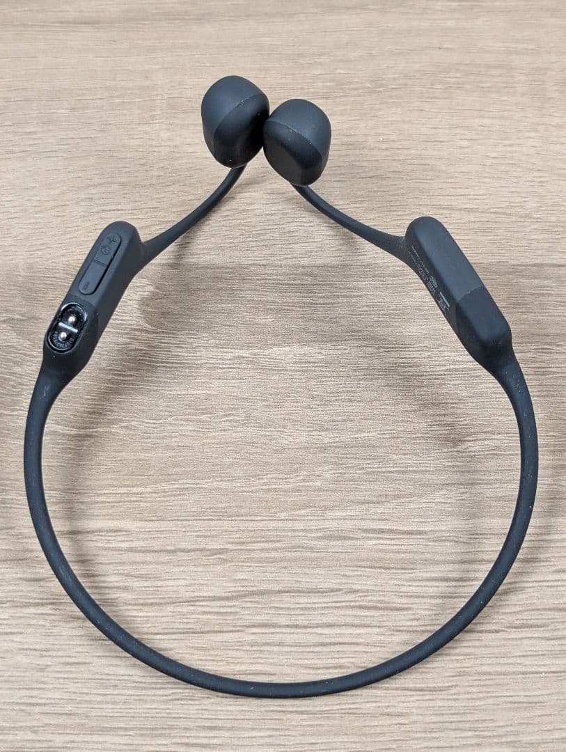 美品・動作良好 SHOKZ AEROPEX 骨伝導イヤホン AS801 ブラック