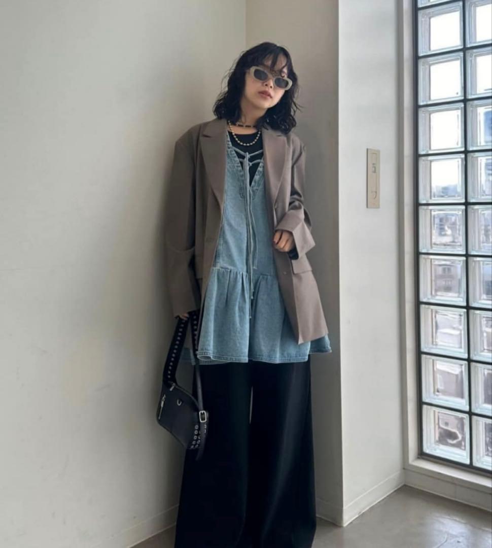 デニムミニワンピース【MAISON SPECIAL/メゾンスペシャル】