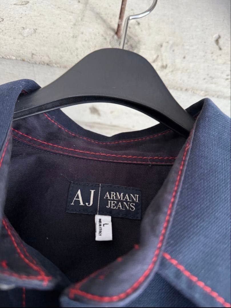 s*様 ARMANI JEANS Dark Navy Shirt Jacket
