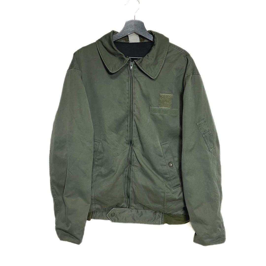 70s フランス軍 HBT パイロット フライトジャケット 空軍 XL相当