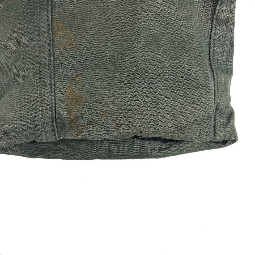 70s フランス軍 HBT パイロット フライトジャケット 空軍 XL相当