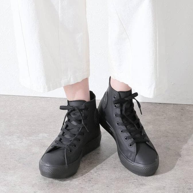 コンバース オールスターライト ハイカット レインブーツ 25cm 撥水防水厚底