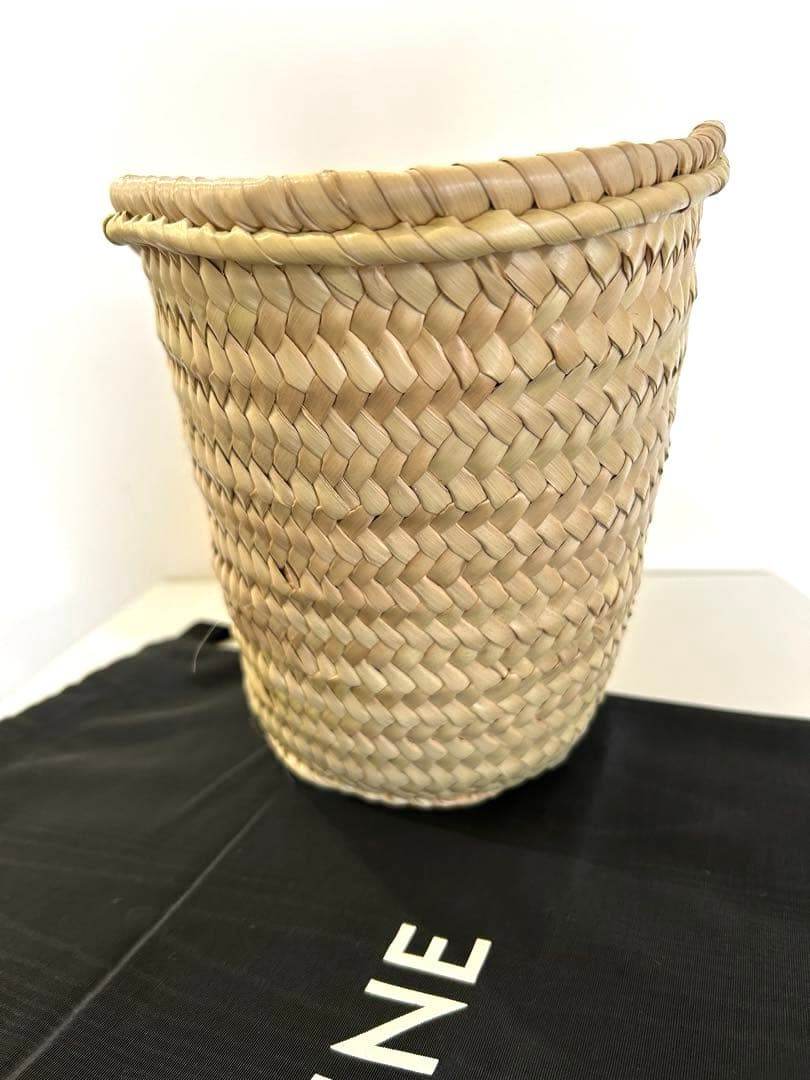 【美品】CELINE セリーヌ クラシック パニエ　かごバッグ　ホワイト