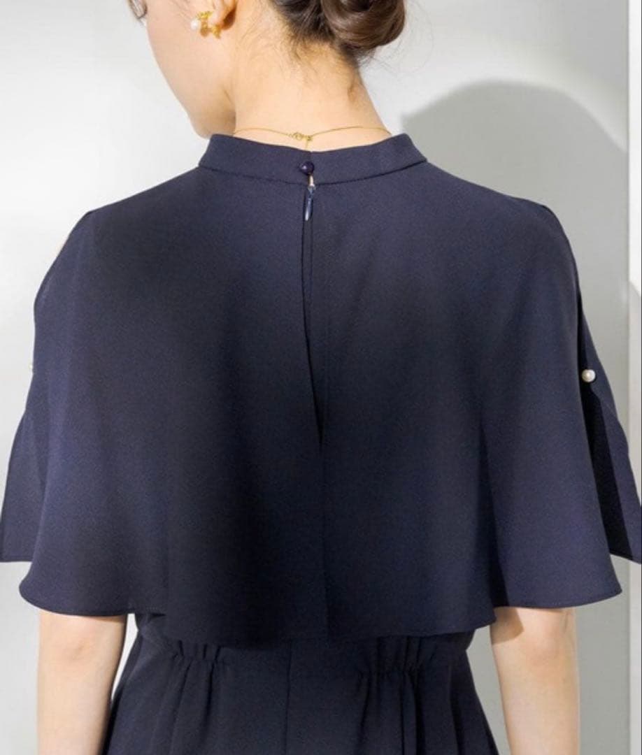 ✴︎formforma別注レースパンツ付きレイヤードドレス　ネイビー