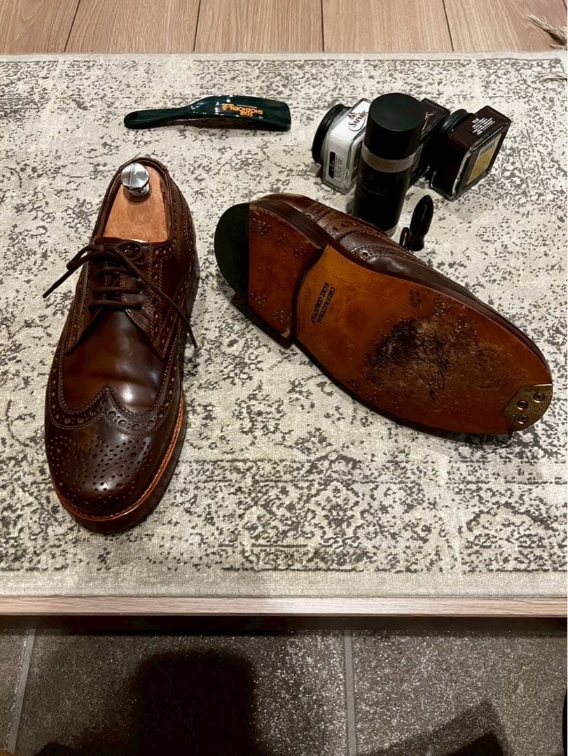 希少ブダペスト製 ハインリッヒディンケラッカーRIOフルブローグC DC7.5