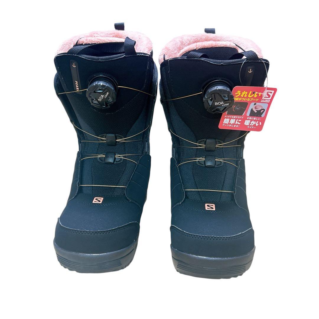 【未使用タグ】サロモン スノーボードブーツ PEARL BOA J 24.5cm