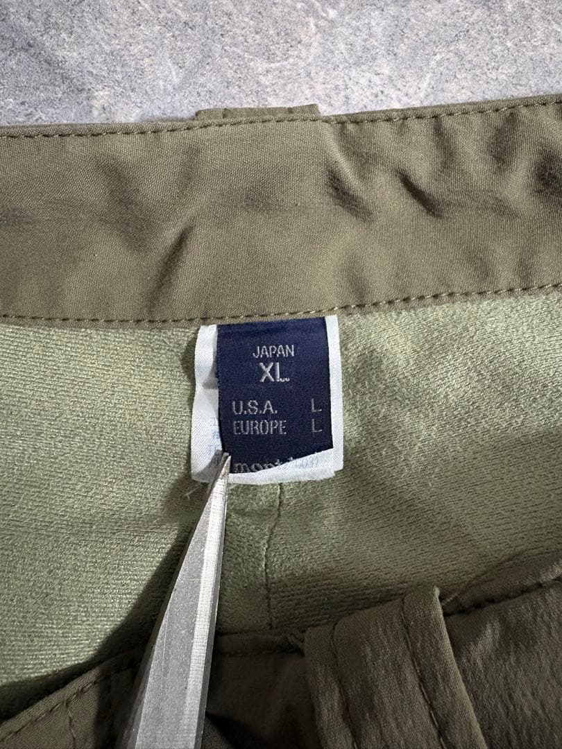 パンツ montbell wide nylon cargo pants olive XL