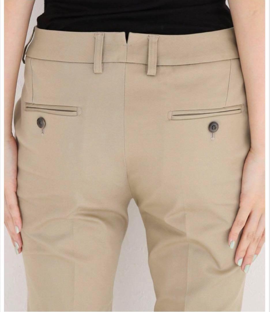 ドゥーズィエム　CELERI/セルリ　Beige C Trousers チノパン