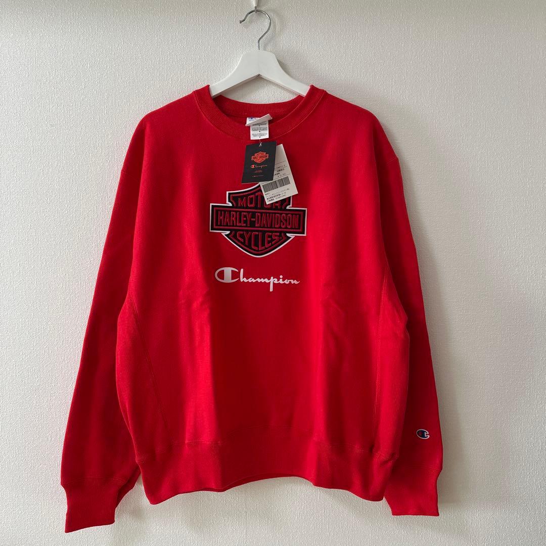 Champion × Harley-Davidson ハーレー スウェット