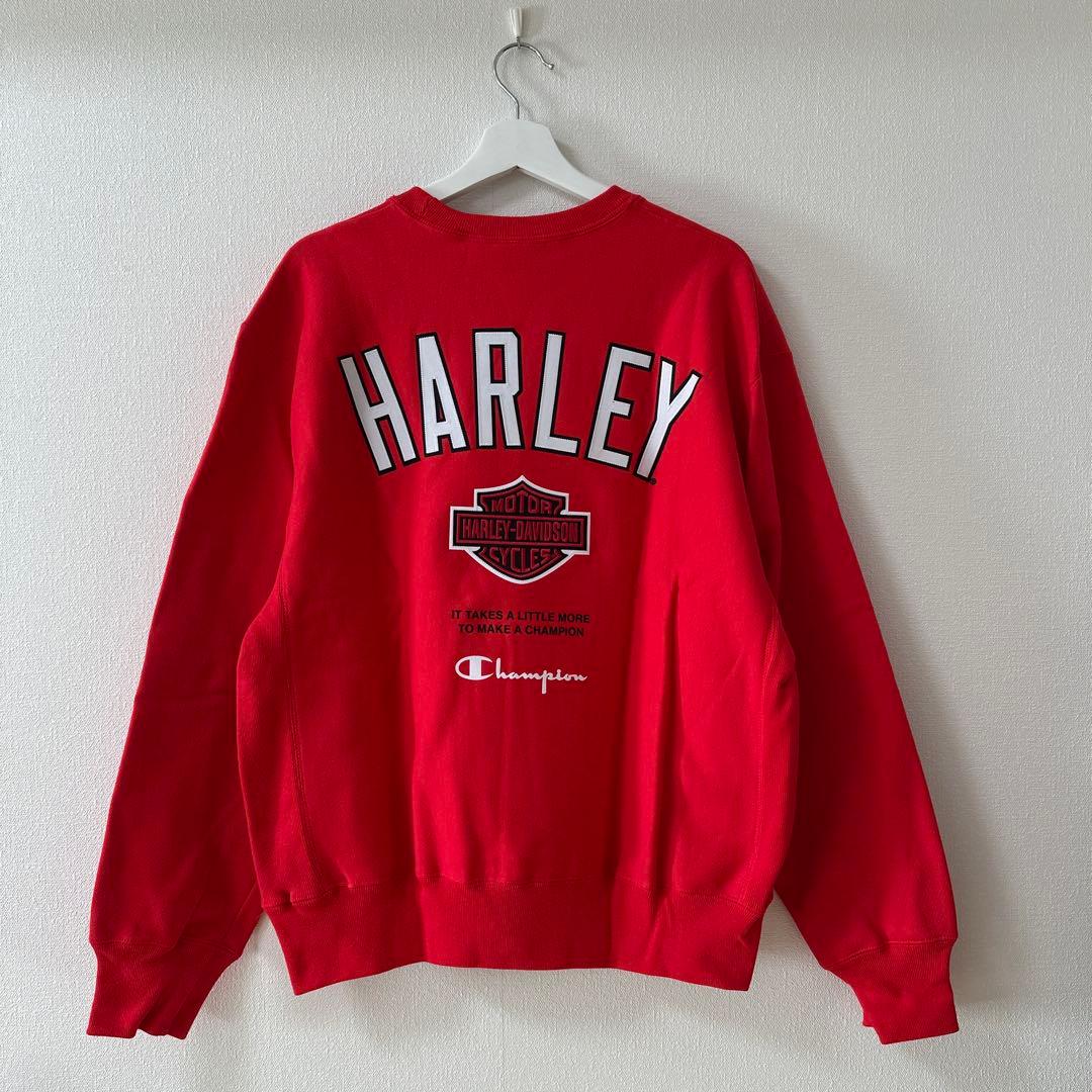Champion × Harley-Davidson ハーレー スウェット