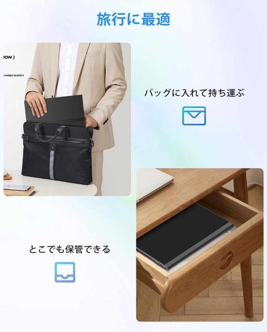 新品 モバイルモニター 15.6 モバイルディスプレイ ゲームモニター薄型 軽量