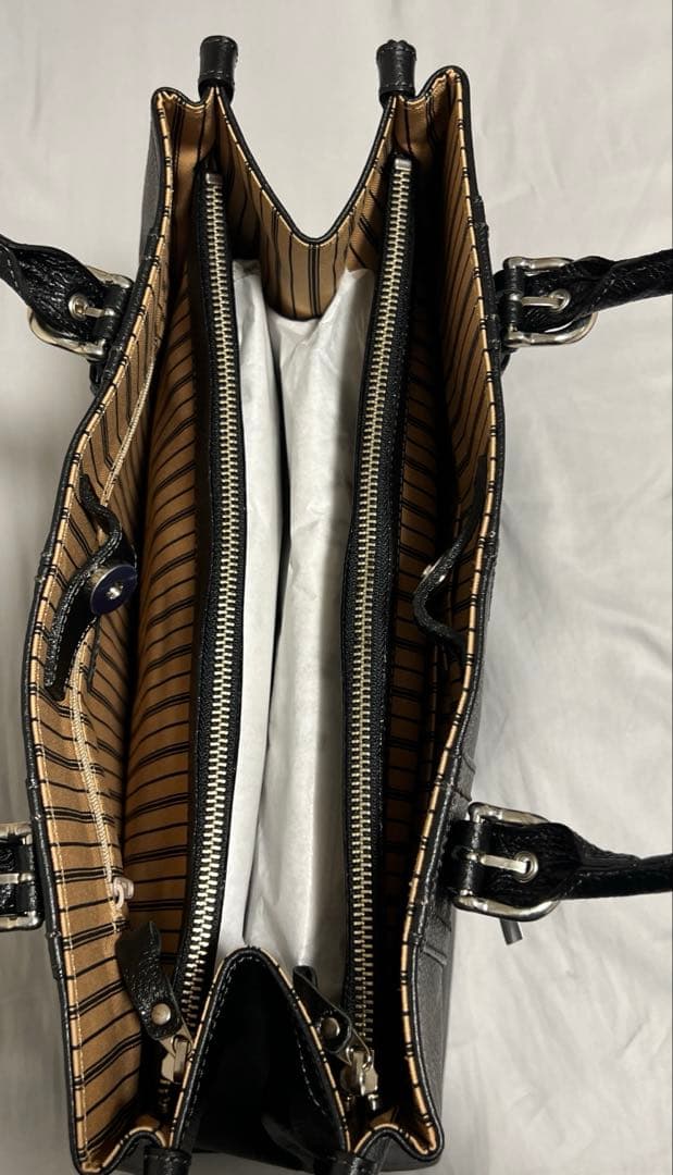 Jamale ジャマレ 本革 ビジネスバッグ 黒