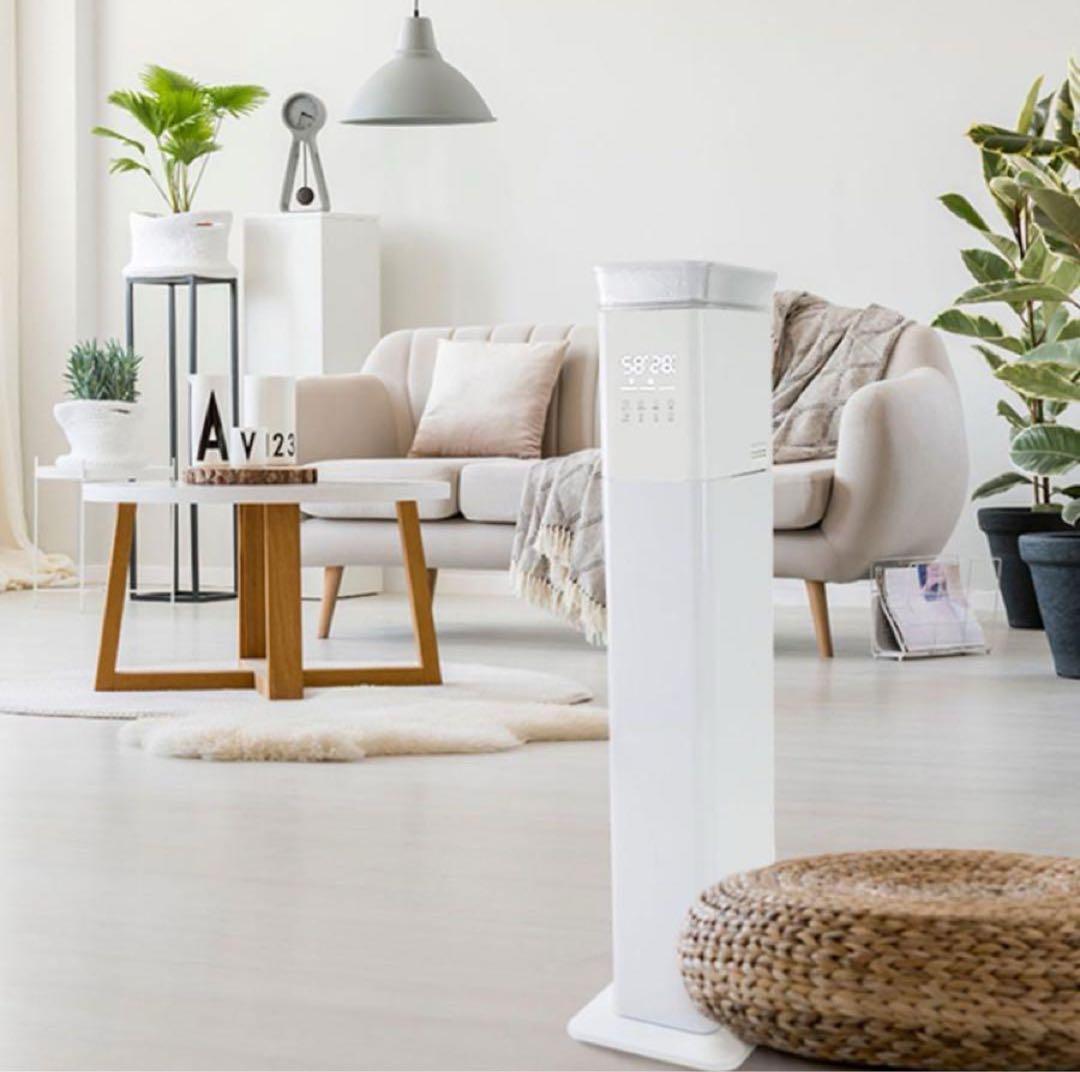 加湿器 大容量 抗菌 高級超音波 タワー型 アロマ 超音波式 uv除菌