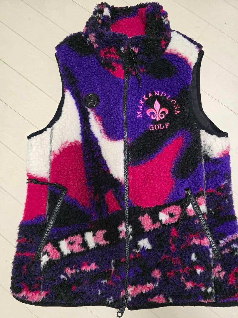 MARK & LONA ベスト&スカート ボアセットアップ 38