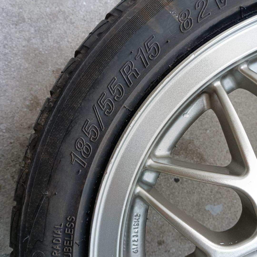 BBS6.5J 185/55-15 4穴PCD100 4本セット送料7000円